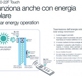 Tenda per vetrocamere solari